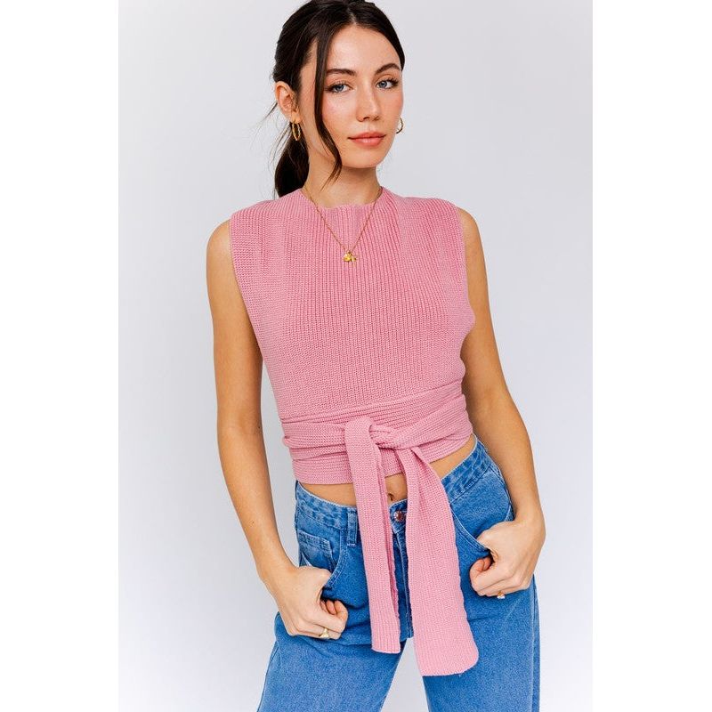 MULTI-TIE / CONVERTIBLE SWEATER TANK