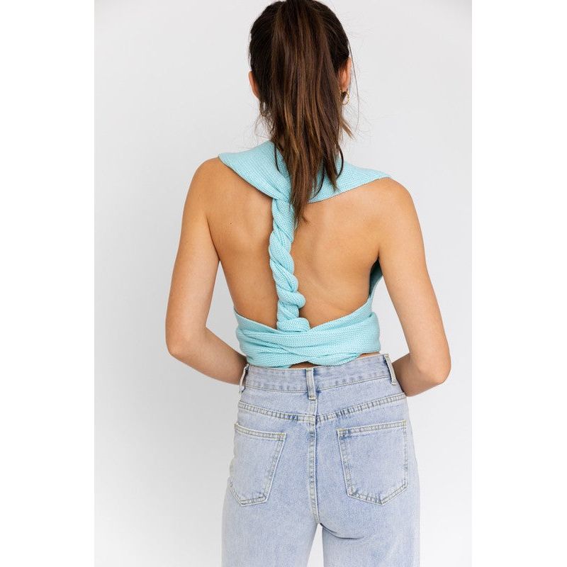 MULTI-TIE / CONVERTIBLE SWEATER TANK