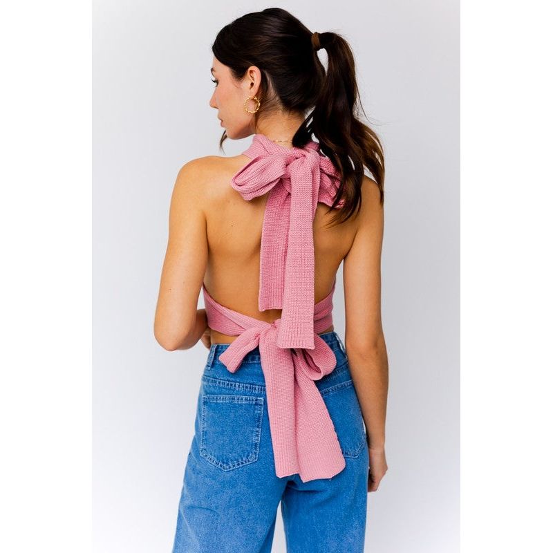 MULTI-TIE / CONVERTIBLE SWEATER TANK