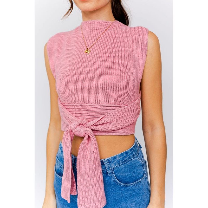 MULTI-TIE / CONVERTIBLE SWEATER TANK