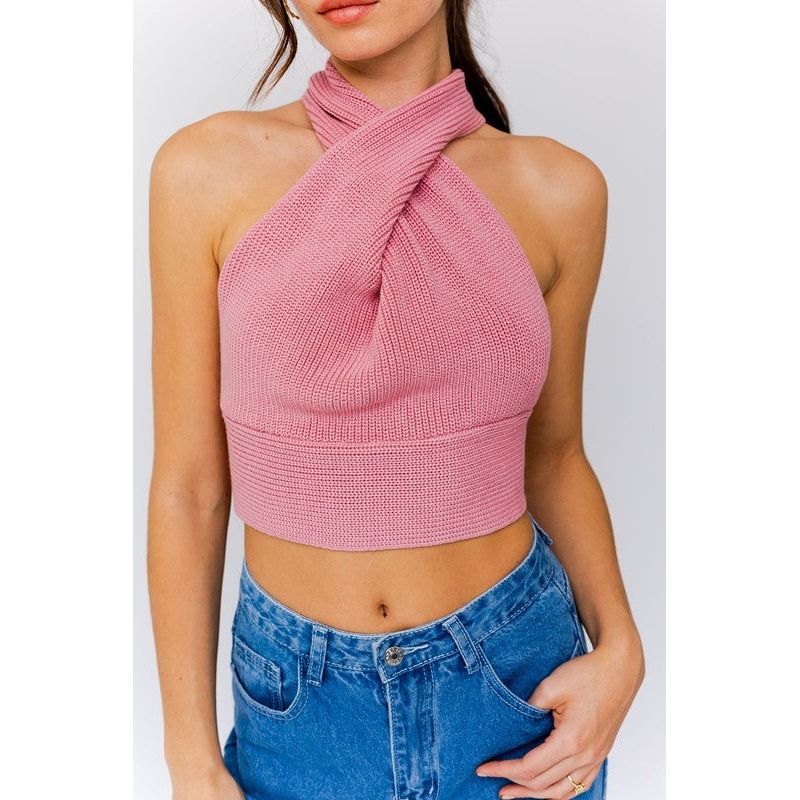 MULTI-TIE / CONVERTIBLE SWEATER TANK
