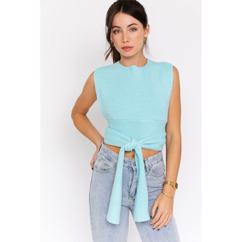 MULTI-TIE / CONVERTIBLE SWEATER TANK