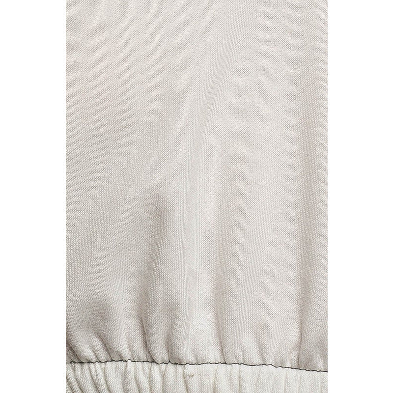 LONG SLEEVE ELASTIC WAIST TOP