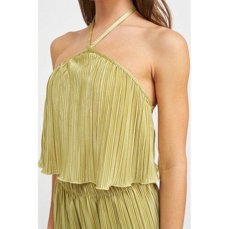 HALTER NECK CROPPED TOP