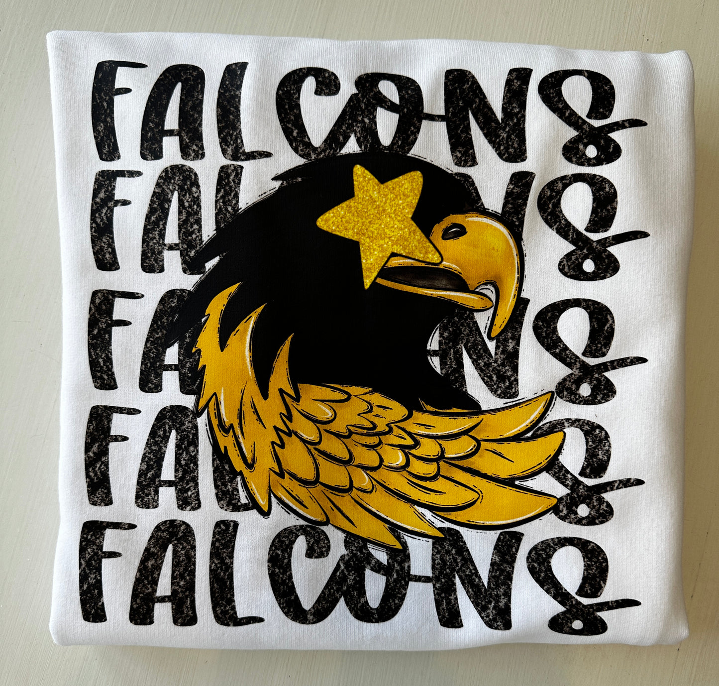 Foster Falcons Mascot Crewneck