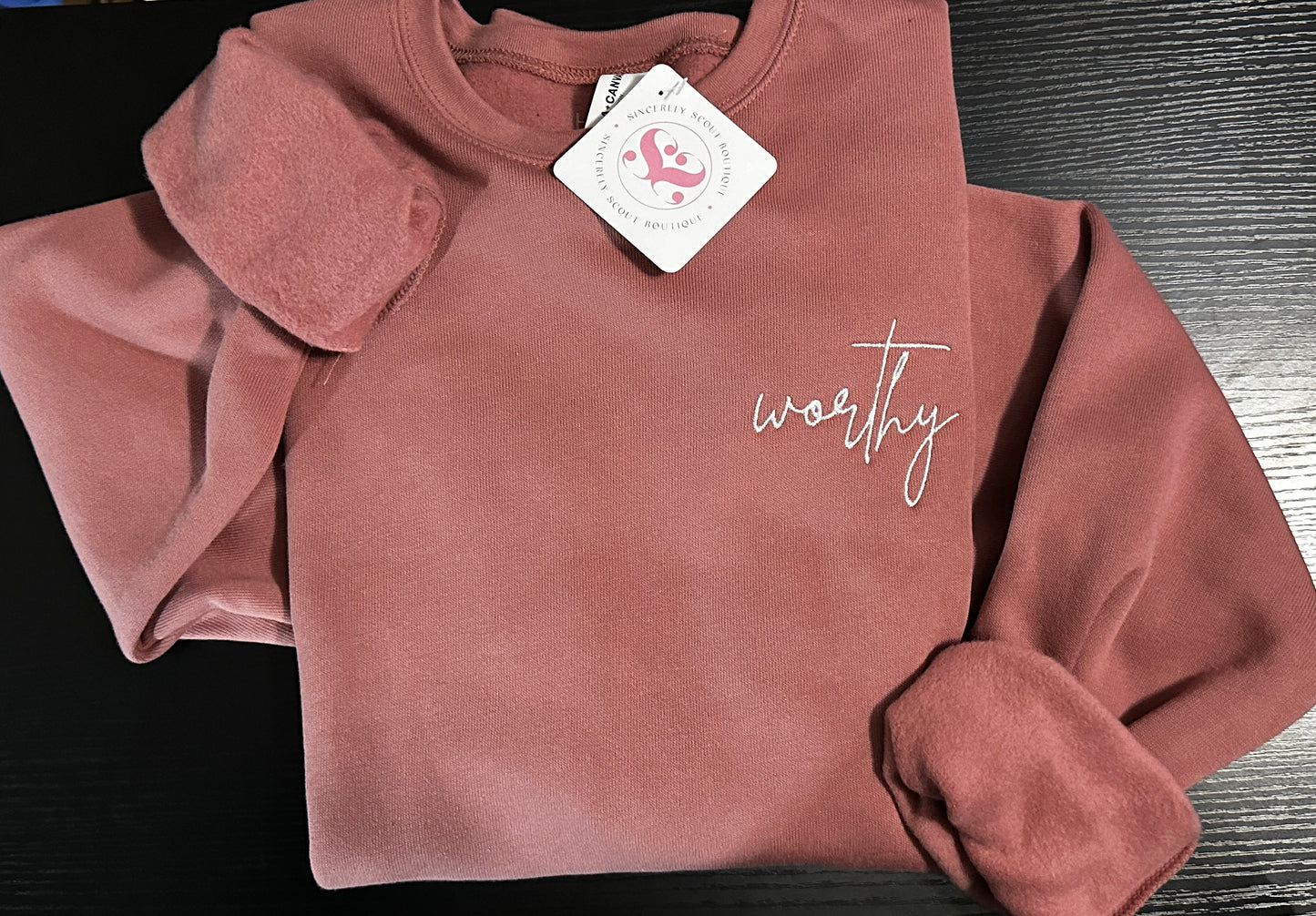 Worthy Embroidered Crewneck