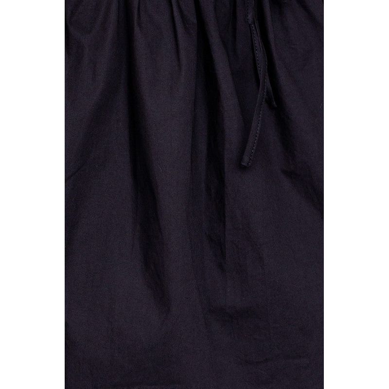SHORT SLEEVE BACK TIE DETAIL BABYDOLL DRESS