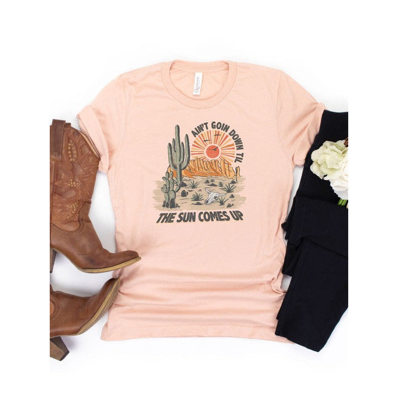 Aint Going Down Till The Sun Comes Up Graphic Tee
