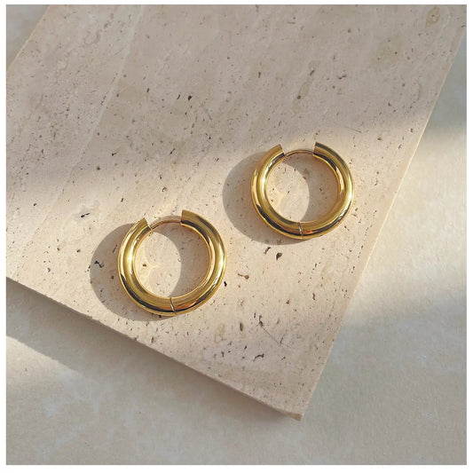 Classic Gold Loop Earrings