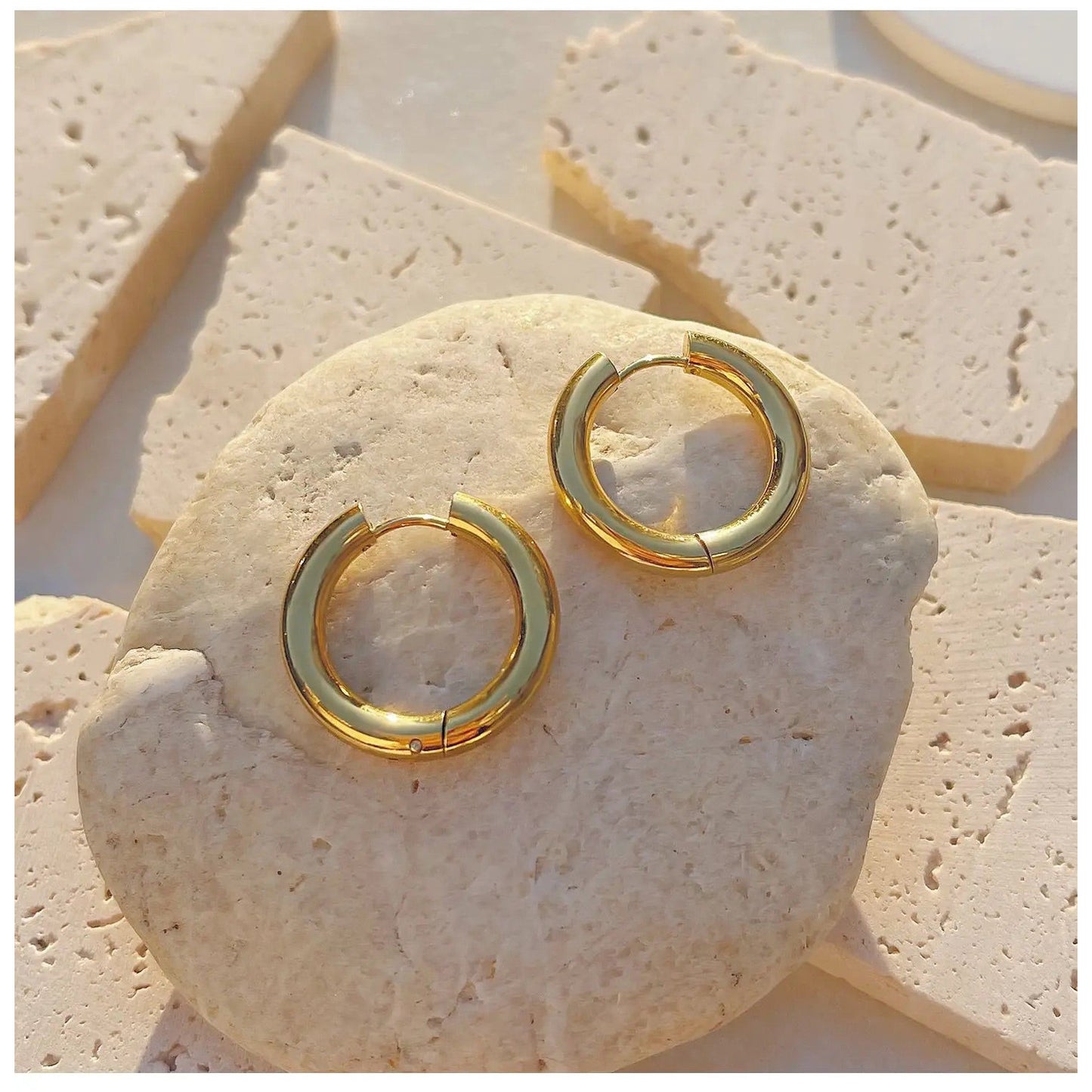 Classic Gold Loop Earrings