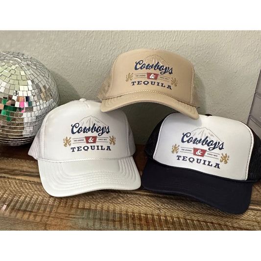 Cowboys & Tequila Trucker Hat
