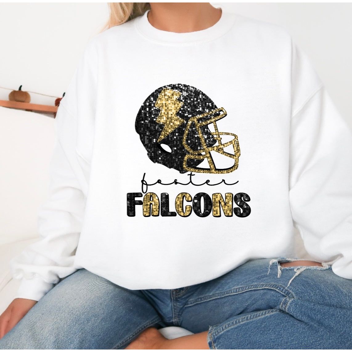 Foster Falcons Football T-Shirt or Crewneck
