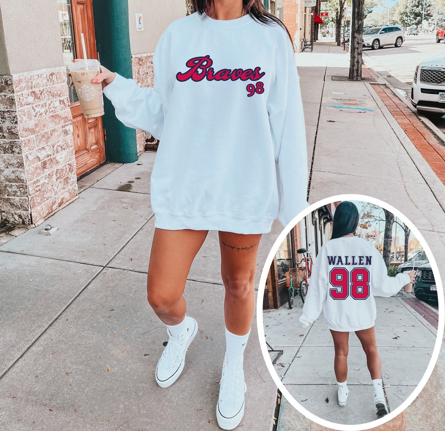 98 Braves Morgan Wallen Crewneck