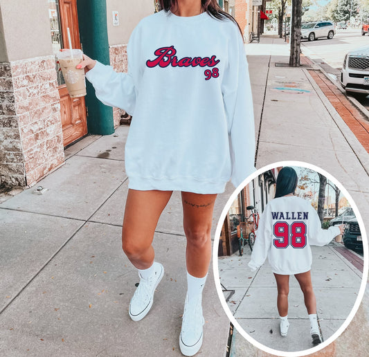 98 Braves Morgan Wallen Crewneck